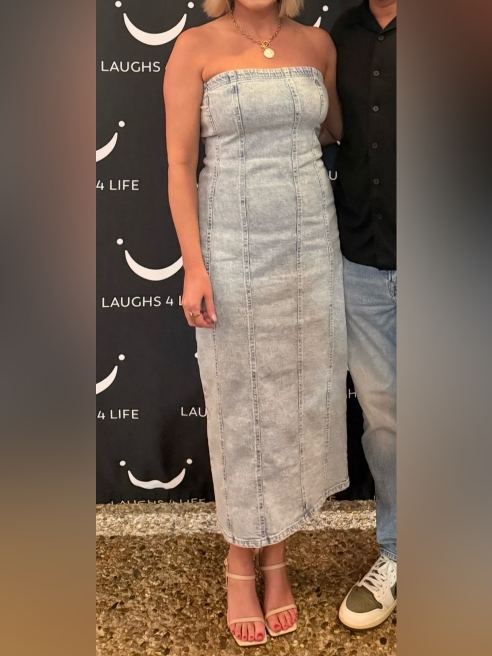 Gianni Bini Denim Midi Dress
